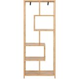 Boekenkast Moos Naturel Bamboe 77x185cm - Giga Living - Bamboe