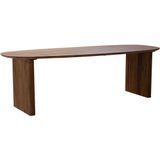Eettafel Aya Naturel Deens Ovaal 210cm - Mangohout - Giga Meubel
