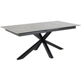 Eettafel Durgan Keramiek Grijs Uitschuifbaar 200/240cm - Giga Living - Keramiek