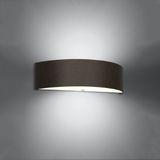 GM Wandlamp Skala Zwart - Stof/Staal/Glas