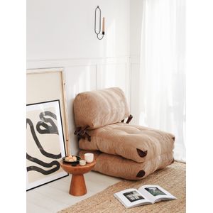 Arabic House Slaapfauteuil Fold Kadife Velvet Corduroy Camel - Ribcord/Velvet