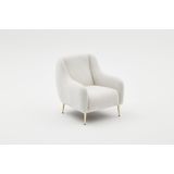 Arabic House Fauteuil Simena Crème Goud - Polyester