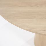 Eleonora Eettafel Nola 130x130cm Naturel - MDF/Eiken Fineer