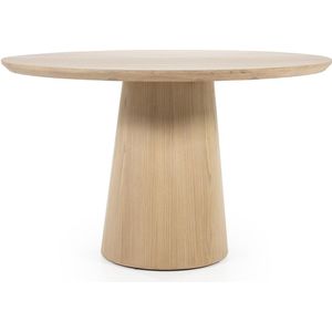 Eleonora Eettafel Nola 130x130cm Naturel - MDF/Eiken Fineer