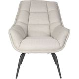 GM Fauteuil Comfortable Thomas Grijs - Stof