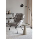 GM Fauteuil Comfortable Thomas Grijs - Stof