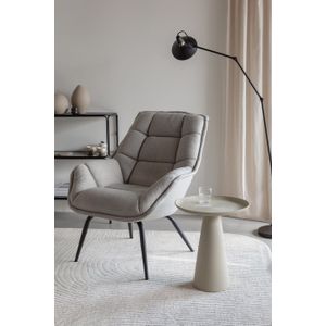 GM Fauteuil Comfortable Thomas Grijs - Stof