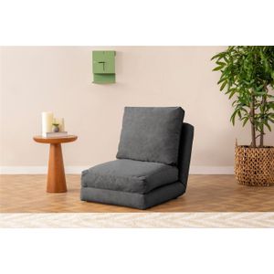 Arabic House Slaapfauteuil Taida Grijs - Polyester