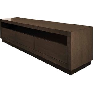 Richmond Tv-Meubel Oakura 3-Lades Bruin - Eikenhout - 45x185cm