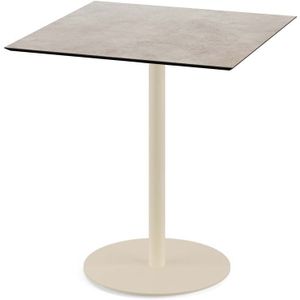 GM Tuintafel Moonstone Urban Zand Frame HPL 70x70cm - Staal/HPL