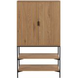 Wandkast Juna Naturel Metaal - Giga Living - 140x80cm