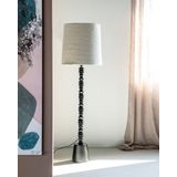 By-Boo Vloerlamp Pulse Beige 159cm - Hout/Stof/Metaal