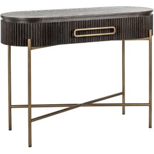 Richmond Sidetable Luxor Eiken Fineer Bruin 1-Lade 110cm