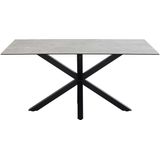 Eettafel Axel Rechthoek Keramiek Grijs 160cm - Giga Living - Keramiek