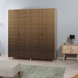Arabic House Kledingkast Imaj Melamine Eiken Naturel - 192x180cm