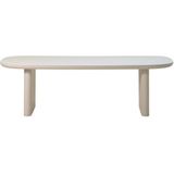 Tuintafel Maya Deens Ovaal Beige 300cm - Eco Composiet - Giga Meubel