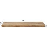 GM Wandplank Sleek Mangohout Zand 170cm Zand