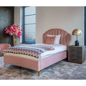 Richmond Bed Belmond Velvet Roze 120x200cm - Velvet/Polyester