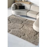 By-Boo Vloerkleed Kala Wol Taupe 200x300cm Taupe - Wol/Katoen