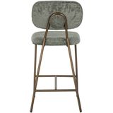 Richmond Counterstoel Xenia Thyme Fusion / Brushed Goud Legs - Stof/Metaal