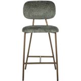 Richmond Counterstoel Xenia Thyme Fusion / Brushed Goud Legs - Stof/Metaal