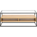 Tv-meubel Hibernia Glas Naturel 120cm - Giga Living - Glas