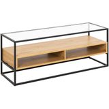 Tv-meubel Hibernia Glas Naturel 120cm - Giga Living - Glas