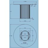 Eettafel Nola Smoked Ø120cm - Giga Living Donkerbruin - Eiken Fineer