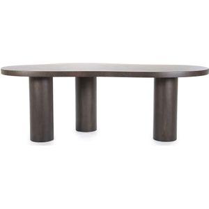 Eleonora Eettafel Bobbie Bruin - Walnoot Fineer - 215x110x76cm