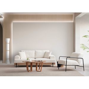 Arabic House Bank Eti Oak 3-Zits Wit - Polyester