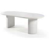 Eettafel Flow Off Wit 230cm - Giga Living - Beton/MDF