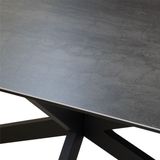 Eettafel Alicia Keramisch Grijs Deens Ovaal 240cm - Giga Meubel