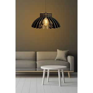 Arabic House Hanglamp Sahip Kap MDF Zwart - MDF