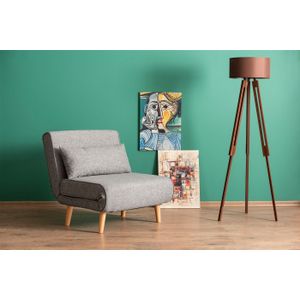 Arabic House Slaapfauteuil Folde Single Lichtgrijs - Polyester