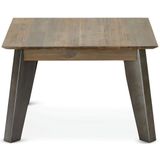 GM Salontafel Malaga Corner Table 70x70cm Bruin - Acaciahout