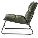 Eleonora Fauteuil Ruby Groen Adore - Polyester/Metaal