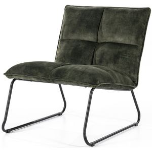 Eleonora Fauteuil Ruby Groen Adore - Polyester/Metaal