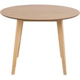 Eettafel Levi MDF Naturel Ø105cm - Giga Living - Hout/MDF