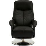 GM Relaxfauteuil Bull Electric Relaxfauteuil Zwart - Leer/PVC