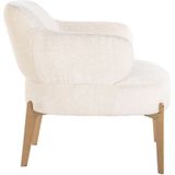 Richmond Fauteuil Venus Wit Chenille - Polyester/Metaal