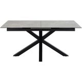 Eettafel Durgan Keramiek Grijs Uitschuifbaar 170/210cm - Giga Living - Keramiek