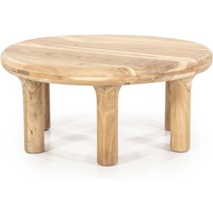 Eleonora Salontafel Bram Mangohout Naturel Ø80cm