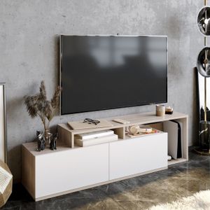 Arabic House Tv-Meubel Nexera Melamine Cordoba Wit - Spaanplaat/Melamine - 42,9x150cm