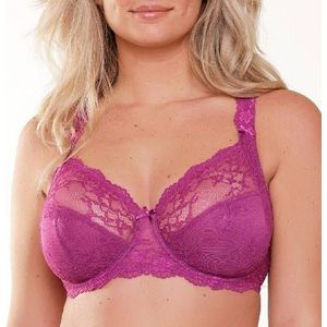 LingaDore Daily Niet voorgevormde bh Full Coverage | Maat: 75F | Kleur: Raspberry