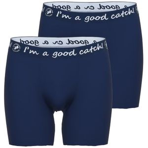 A Fish Named Fred Boxershort 110001 | Maat: S | Kleur: Marine Blauw/Wit