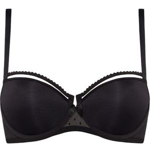 Marlies Dekkers Voorgevormde bh Peekaboo | Maat: 80B | Kleur: Zwart