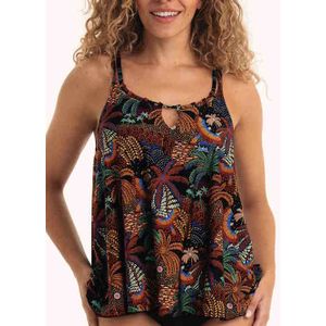 Rosa Faia Badmode Tankini Top Mabela | Maat: 40C | Kleur: Zwart/Print