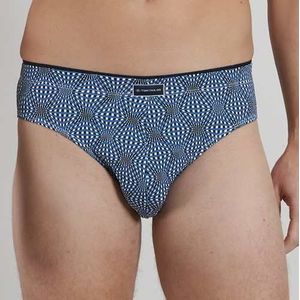 Tom Tailor Heren Slip caleidoscoop | Maat: XXL | Kleur: Blauw/Print