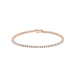 Roségouden rivière armband met labgekweekte diamanten