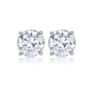 Moderne stud oorbellen 925 sterling zilver Zirkonia